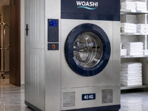 máy giặt công nghiệp 40kg WOASHI WS-40F 40KG 450L 760RPM 7.5kW