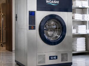máy giặt công nghiệp 55kg WOASHI WS-55F 55KG 700L 760RPM 18.5kW