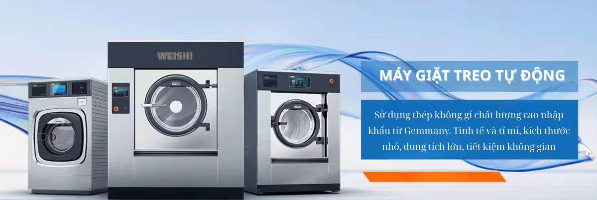 Máy giặt công nghiệp Weishi dung tích lớn tiết kiệm không gian