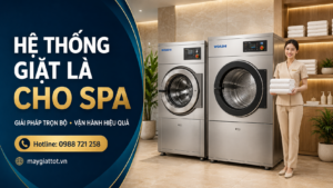 Hệ thống giặt là cho spa WOASHI