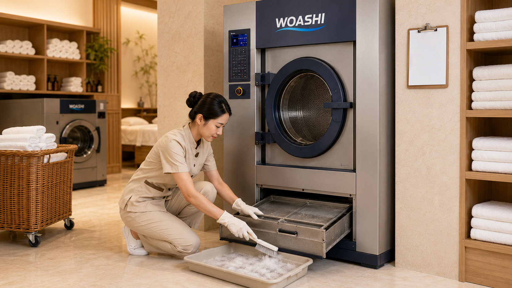 Máy sấy công nghiệp cho khách sạn 